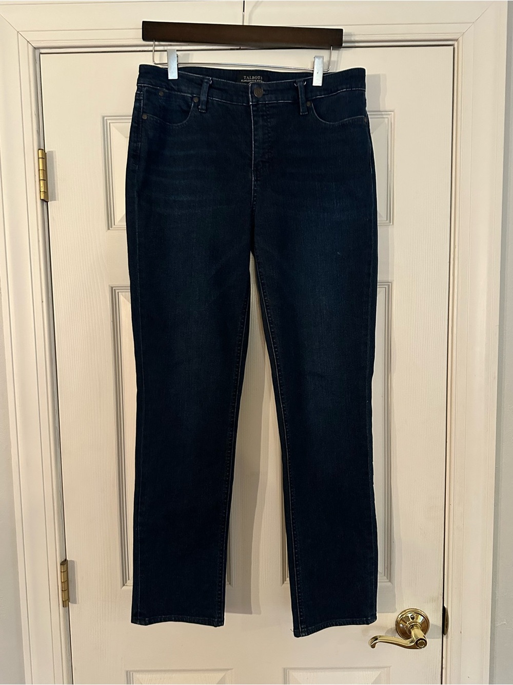 Talbots Dark Indigo Straight Leg Jeans